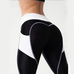 heart shaped yoga pants